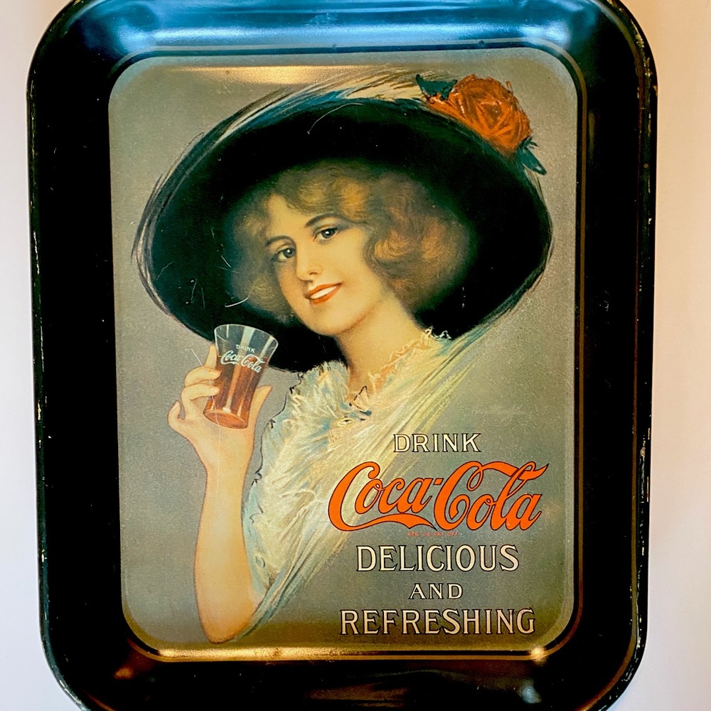 Vintage Coca-Cola metal tray